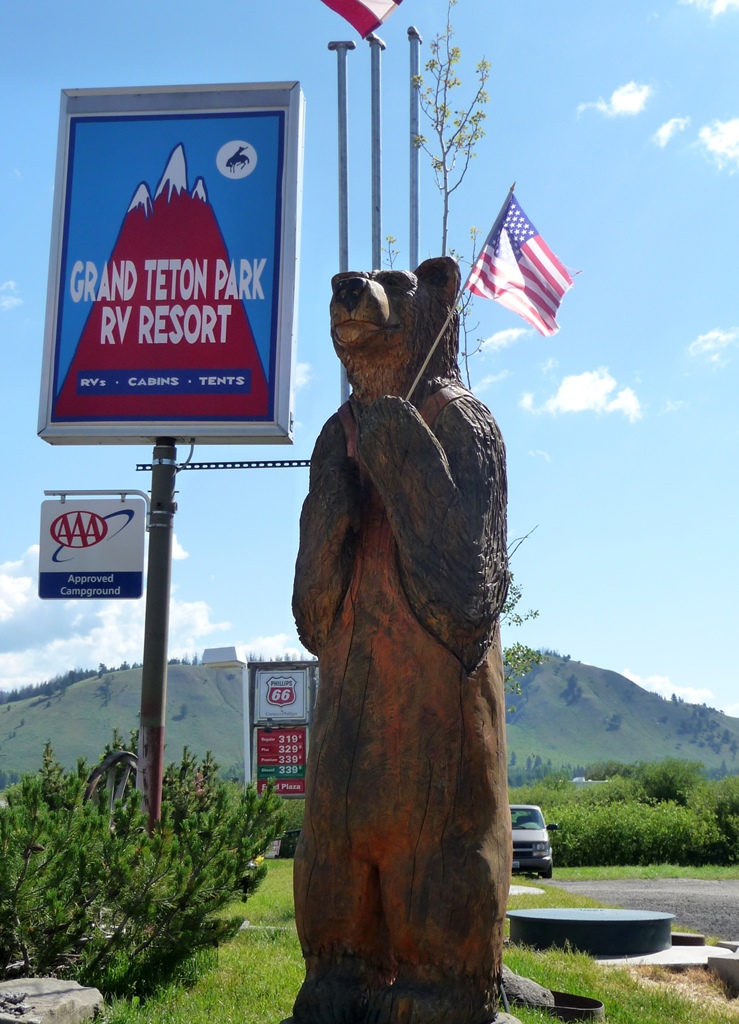 Totems patriotes du&nbsp;Wyoming